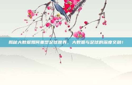 揭秘大数据如何重塑足球世界，大数据与足球的深度交融！