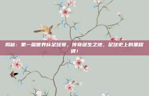 揭秘：第一届世界杯足球赛，传奇诞生之地，足球史上的里程碑！