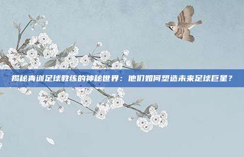 揭秘青训足球教练的神秘世界：他们如何塑造未来足球巨星？