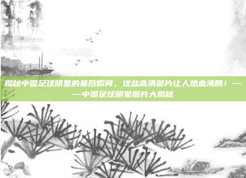 揭秘中国足球明星的幕后瞬间，这些高清图片让人热血沸腾！——中国足球明星图片大揭秘