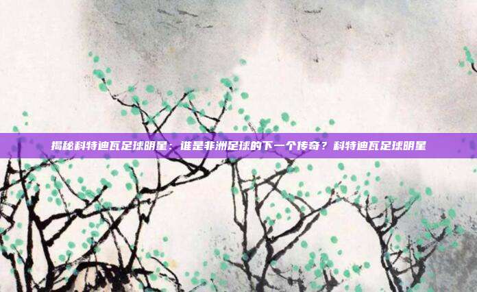 揭秘科特迪瓦足球明星：谁是非洲足球的下一个传奇？科特迪瓦足球明星