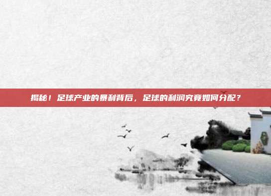 揭秘！足球产业的暴利背后，足球的利润究竟如何分配？