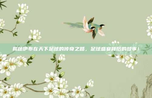 揭秘伊布在天下足球的传奇之路，足球盛宴背后的故事！