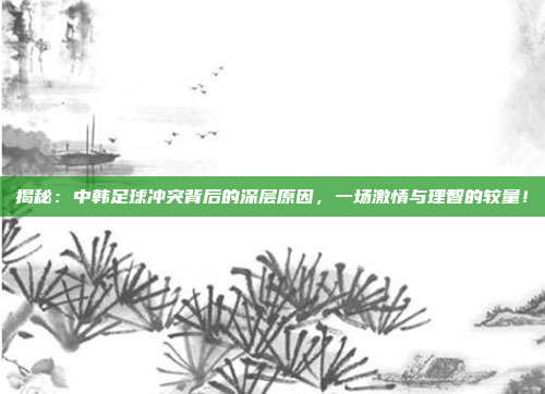 揭秘：中韩足球冲突背后的深层原因，一场激情与理智的较量！
