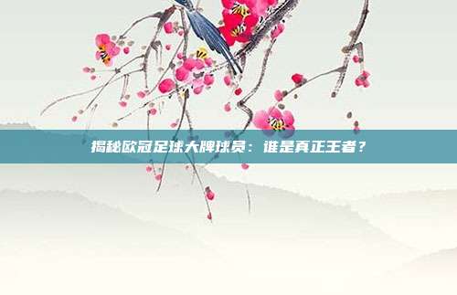 揭秘欧冠足球大牌球员：谁是真正王者？
