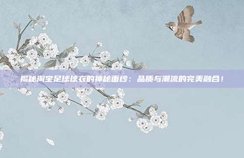 揭秘淘宝足球球衣的神秘面纱:品质与潮流的完美融合!