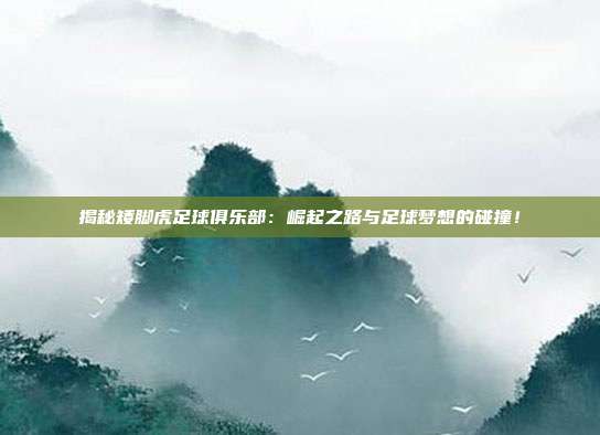 揭秘矮脚虎足球俱乐部：崛起之路与足球梦想的碰撞！