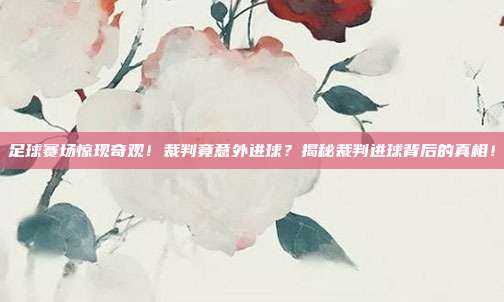 足球赛场惊现奇观！裁判竟意外进球？揭秘裁判进球背后的真相！