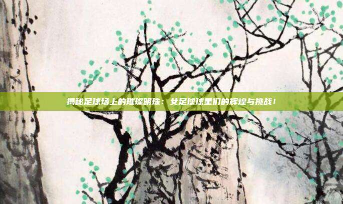揭秘足球场上的璀璨明珠：女足球球星们的辉煌与挑战！