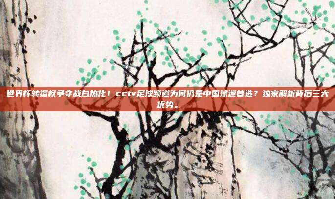 世界杯转播权争夺战白热化！cctv足球频道为何仍是中国球迷首选？独家解析背后三大优势。