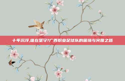 十年沉浮,谁在坚守?广西职业足球队的困境与突围之路