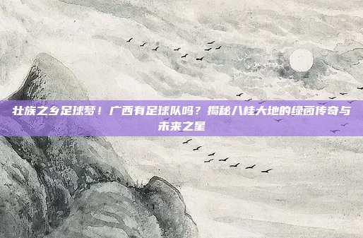 壮族之乡足球梦！广西有足球队吗？揭秘八桂大地的绿茵传奇与未来之星
