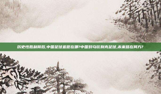 历史性胜利背后,中国足球差距在哪?中国对乌兹别克足球,未来路在何方?