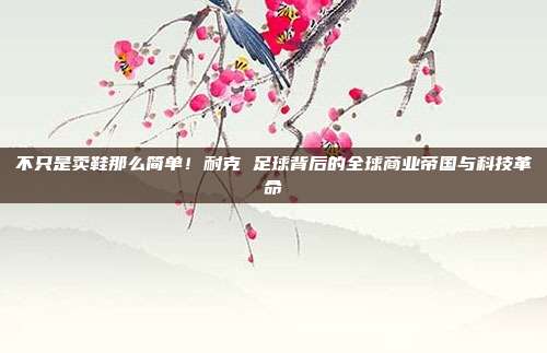 不只是卖鞋那么简单！耐克 足球背后的全球商业帝国与科技革命