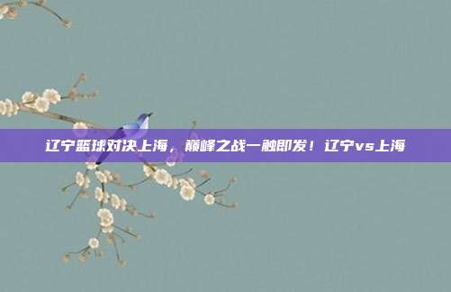 辽宁篮球对决上海，巅峰之战一触即发！辽宁vs上海