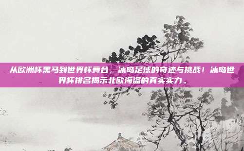 从欧洲杯黑马到世界杯舞台，冰岛足球的奇迹与挑战！冰岛世界杯排名揭示北欧海盗的真实实力。