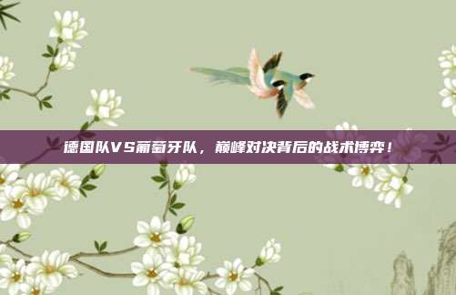 德国队VS葡萄牙队，巅峰对决背后的战术博弈！