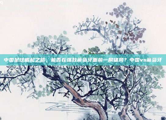 中国足球崛起之路，能否在强敌葡萄牙面前一展雄风？中国vs葡萄牙