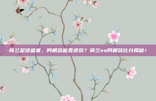 荷兰足球盛宴，阿根廷能否逆袭？荷兰vs阿根廷比分揭秘！
