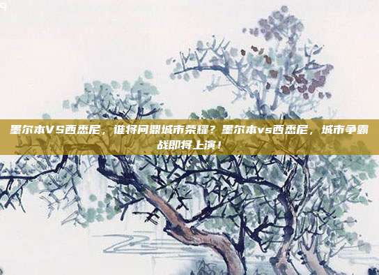 墨尔本VS西悉尼，谁将问鼎城市荣耀？墨尔本vs西悉尼，城市争霸战即将上演！