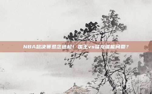 NBA总决赛悬念迭起！国王vs猛龙谁能问鼎？