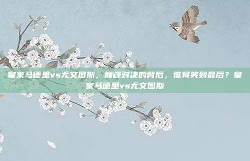 皇家马德里vs尤文图斯，巅峰对决的背后，谁将笑到最后？皇家马德里vs尤文图斯