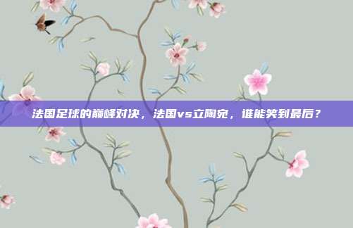 法国足球的巅峰对决，法国vs立陶宛，谁能笑到最后？