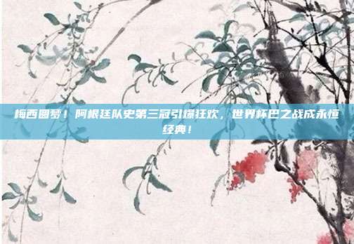 梅西圆梦！阿根廷队史第三冠引爆狂欢，世界杯巴之战成永恒经典！