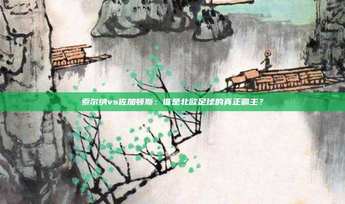 索尔纳vs佐加顿斯：谁是北欧足球的真正霸主？
