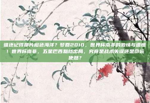 谁还记得那片橙色海洋？梦回2010，世界杯南非的激情与遗憾！世界杯南非，五星巴西黯然出局，究竟是战术失误还是命运使然？