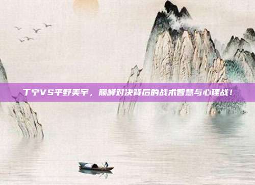 丁宁VS平野美宇，巅峰对决背后的战术智慧与心理战！