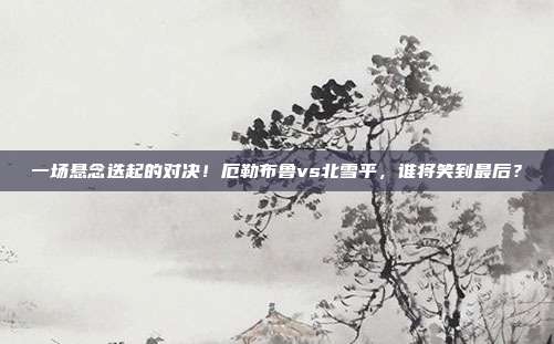 一场悬念迭起的对决！厄勒布鲁vs北雪平，谁将笑到最后？