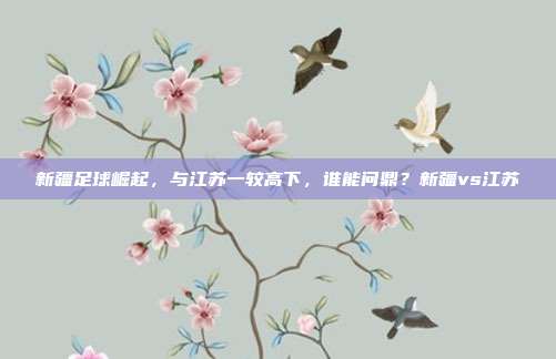 新疆足球崛起，与江苏一较高下，谁能问鼎？新疆vs江苏