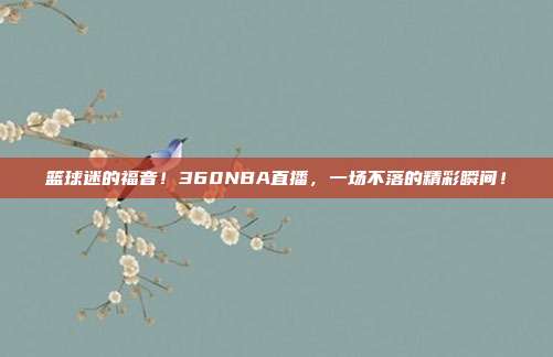 篮球迷的福音！360NBA直播，一场不落的精彩瞬间！