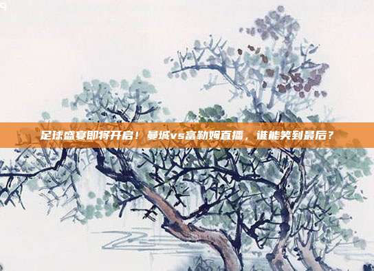 足球盛宴即将开启！曼城vs富勒姆直播，谁能笑到最后？